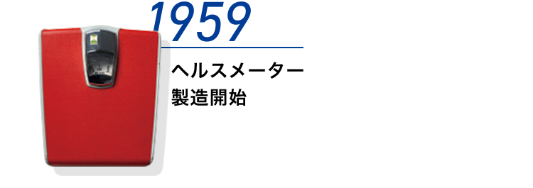 1959 ヘルスメーター製造開始