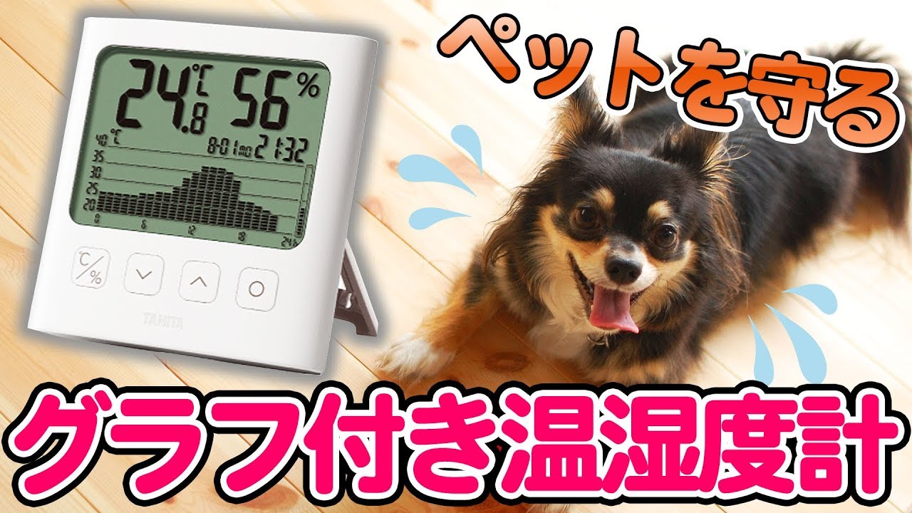 タニタの温湿度計でペットも安心!グラフで部屋の変化がわかるTT-580を徹底解説!
